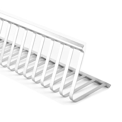 Stainless Steel BBQ Rib Rack Portable Grill Holder for Smoking, Roasting & Outdoor Barbecue