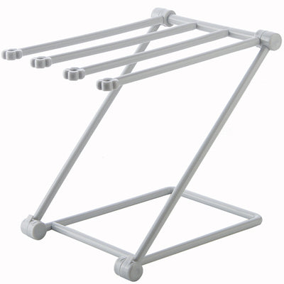 Foldable Dishcloth & Towel Rack Punch-Free Kitchen Organizer Shelf (Space-Saving Design)